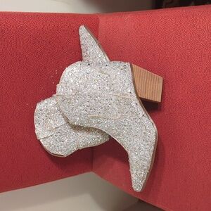 Sincerely Jules Silver Ankle Boots